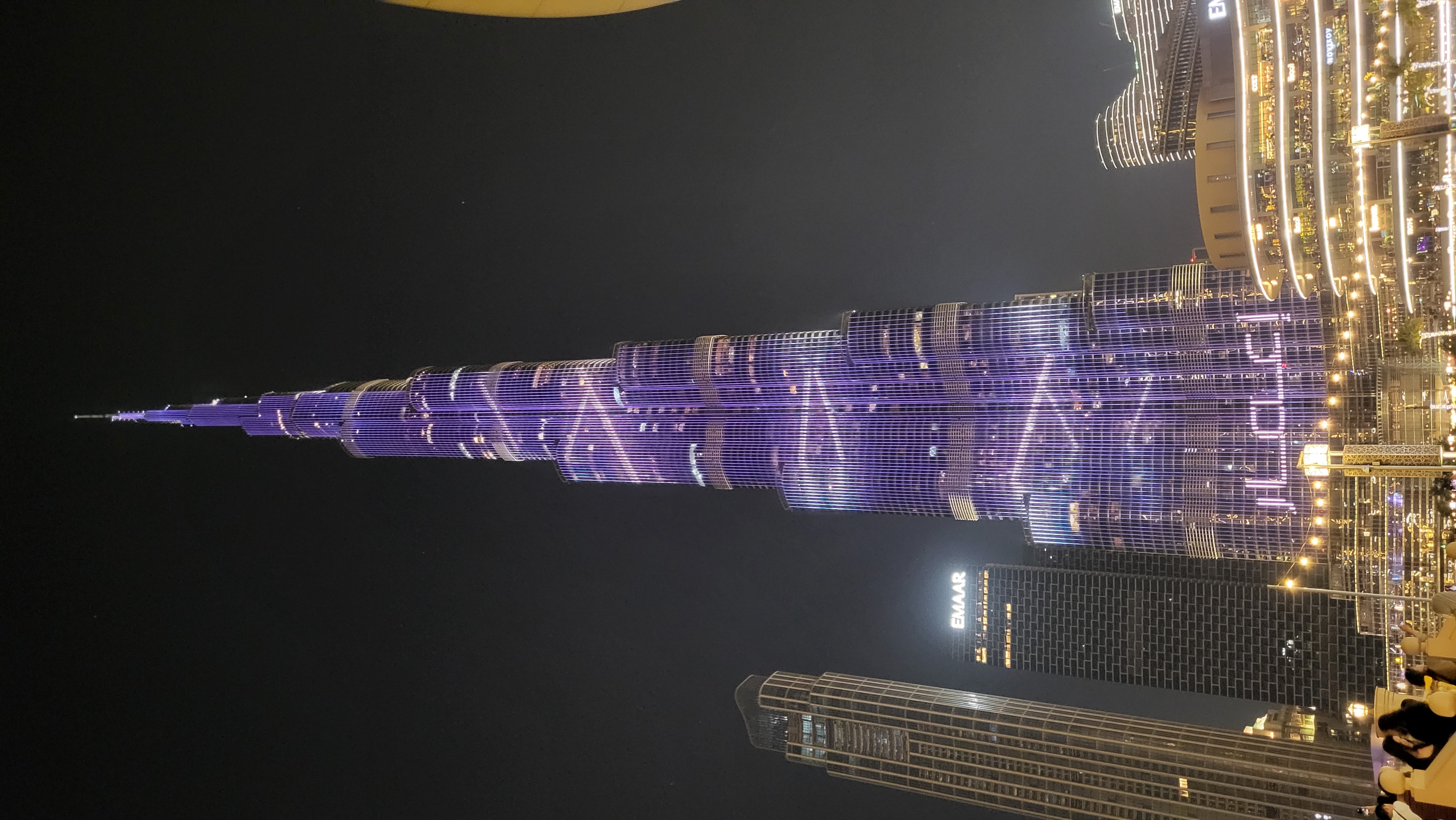 Burj Khalifa by night